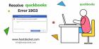 How to Resolve QuickBooks Error Code 1903?